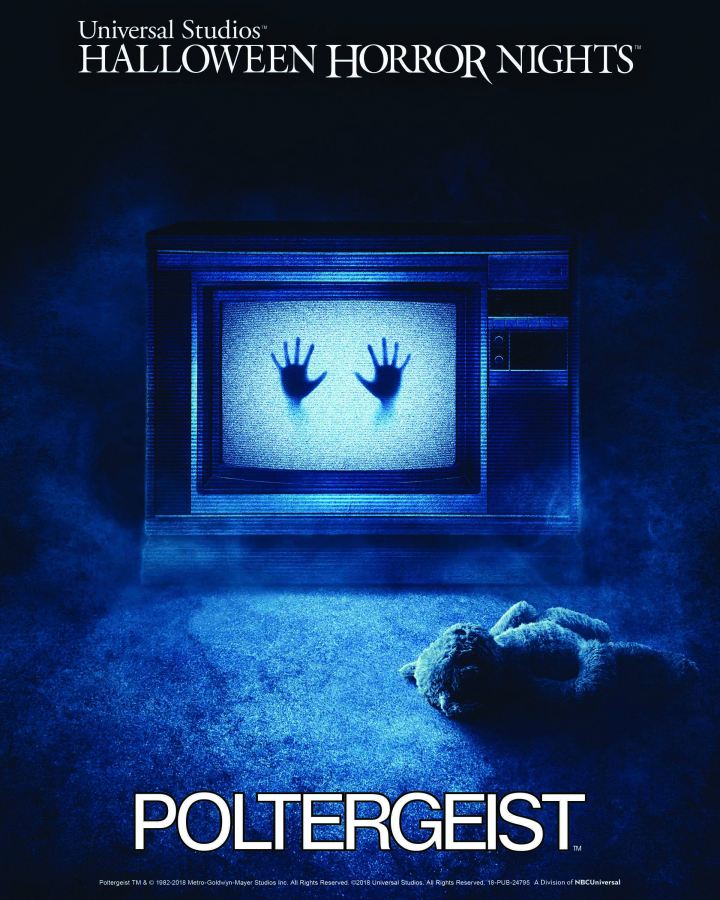 Poltergeist maze at HHN 2018